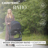 Количка Ratio Черна Caretero
