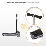 Тротинетка Carbon Черна Caretero Toyz