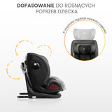 Scaun auto Securo i-Size IsoFix 0-36Kg Gri Caretero