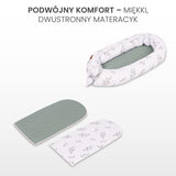Бебешко Гнездо Муселин – Клонки Зелено Sensillo