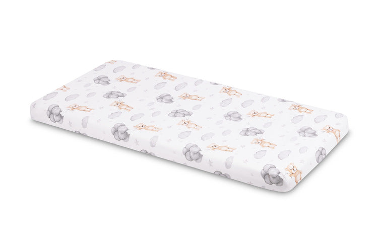 Печатан Чаршаф Мече Сиво 60x120см