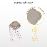Пелена за изписване Муселин зелени клонки 75X75 Sensillo