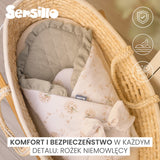 Пелена за изписване Муселин Бежови Глухарчета 75X75 Sensillo
