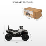 Детска Електрическа Кола Outlander Сив Caretero Toyz