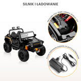 Inel auto cu baterie off-road, negru, Caretero Toyz 