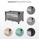 Сгъваема кошара с падаща страна Esti Graphite Caretero