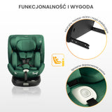 Scaun auto Comfi I-Size Verde (40-150cm) Caretero 