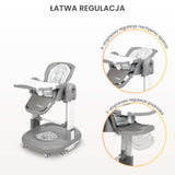 Столче За Хранене Sitron Сиво Caretero