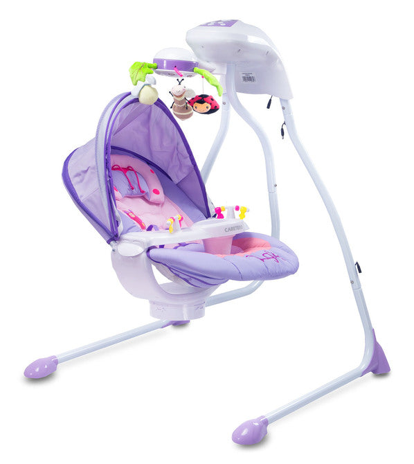 Електрически Шезлонг И Люлка Bugies Purple Caretero --- BebeMama