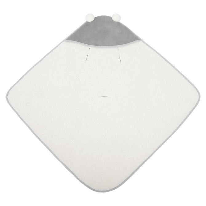 Одеяло За Повиване За Кошница Плюш 75x75 Сиво