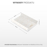 Твърд Плот За Скрин – Бежово Листо