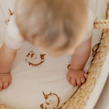 Чаршаф за количка Cotton Rose Beige 35X75 Sensillo