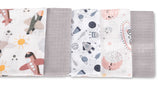 Пелени Tetra 100% Памук70X80 5 Броя Cosmos Grey Sensillo