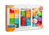 Образователна Играчка - Меки Сензорни Кубчета 20 Броя 6+ Toyz