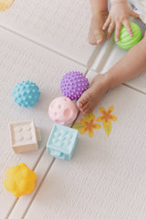 Образователна Играчка - Меки Сензорни Кубчета 20 Броя 6+ Toyz