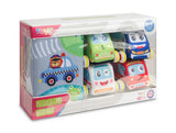 Образователна Играчка Плюшени Колички 4 Броя С Пътна ПостелкаИ Чанта 12 + Toyz