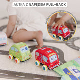 Образователна Играчка Плюшени Колички 4 Броя С Пътна ПостелкаИ Чанта 12 + Toyz