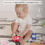 Образователна Играчка Плюшени Колички 4 Броя С Пътна ПостелкаИ Чанта 12 + Toyz