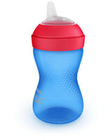 Неразливна Чаша С Мек Накрайник Philips Avent 9+ Синя --- BebeMama