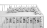Обиколник За Детско Креватче 210 См – Сив --- BebeMama