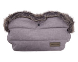 Ръкавица За Количка Fur Melange Grey Kikkaboo