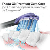 Глава За Четка G3 Premium Gum Care Hx9052 88, Черен, 2 Броя Philips Sonicare