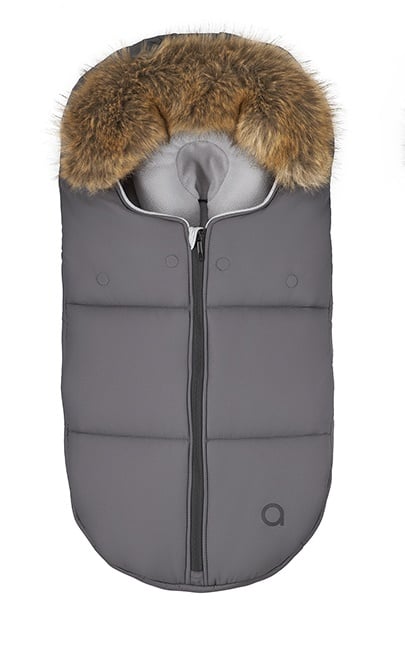 Зимно Чувалче За Бебешка Количка Wom 0 6m Dark Grey Anex