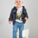 Детски Суитшърт За Момчета С Качулка, 86 См. 18 24 М. Babyface