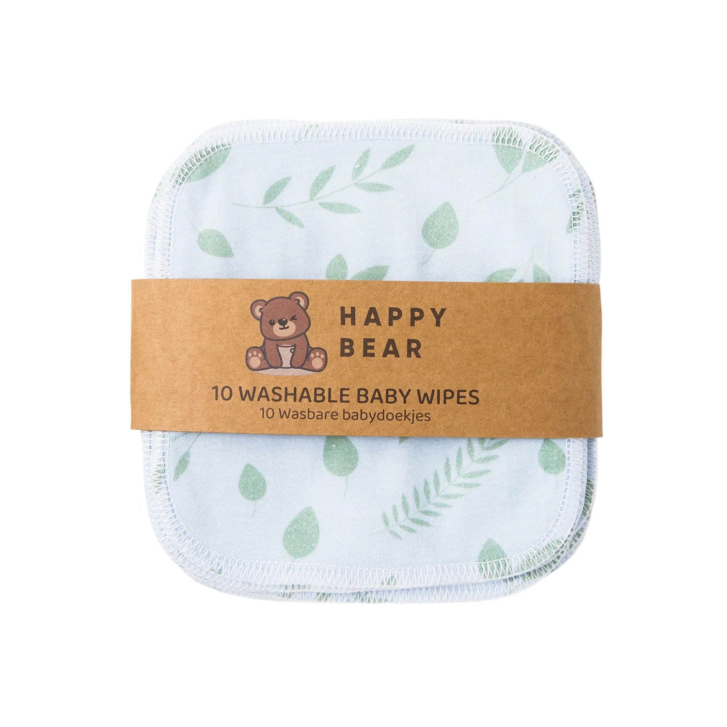 Бебешки Кърпи За Многократна Употреба 10 Бр. Botanical Happybear