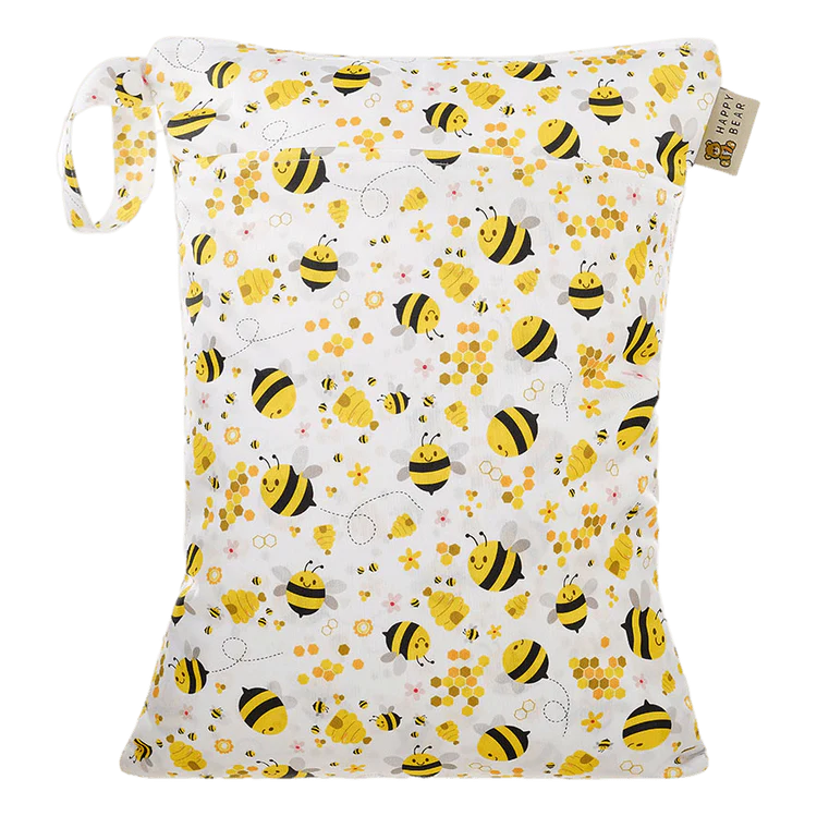 Непромокаема Чанта За Съхранение На Пелени Bees Happybear