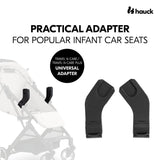 Адаптер За Стол За Кола Travel N Care Plus Universal Adapter Black Hauck