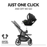 Бебешка Количка 2в1 Shop N Care Travel Set Grey Hauck