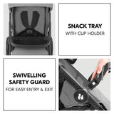 Бебешка Количка 3в1 Shop N Care Trio Set Grey Hauck