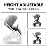 Бебешка Количка Comfort N Care Air Set Dark Grey Hauck