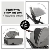Бебешка Количка Comfort N Care Air Set Dark Grey Hauck
