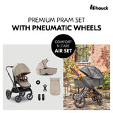 Бебешка Количка Comfort N Care Air Set Mocha Hauck