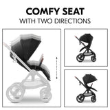 Бебешка Количка Comfort N Care Set Black Hauck