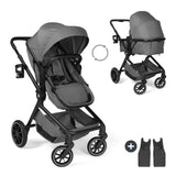 Бебешка Количка Convert N Care Dark Grey Hauck