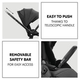 Бебешка Количка Move N Care Set Black Hauck