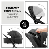 Бебешка Количка Move N Care Set Black Hauck