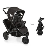Бебешка Количка За Близнаци Freerider Sh12 Black Hauck