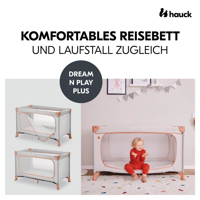 Бебешка Кошара Dream N Play Plus Dusty Cork Hauck