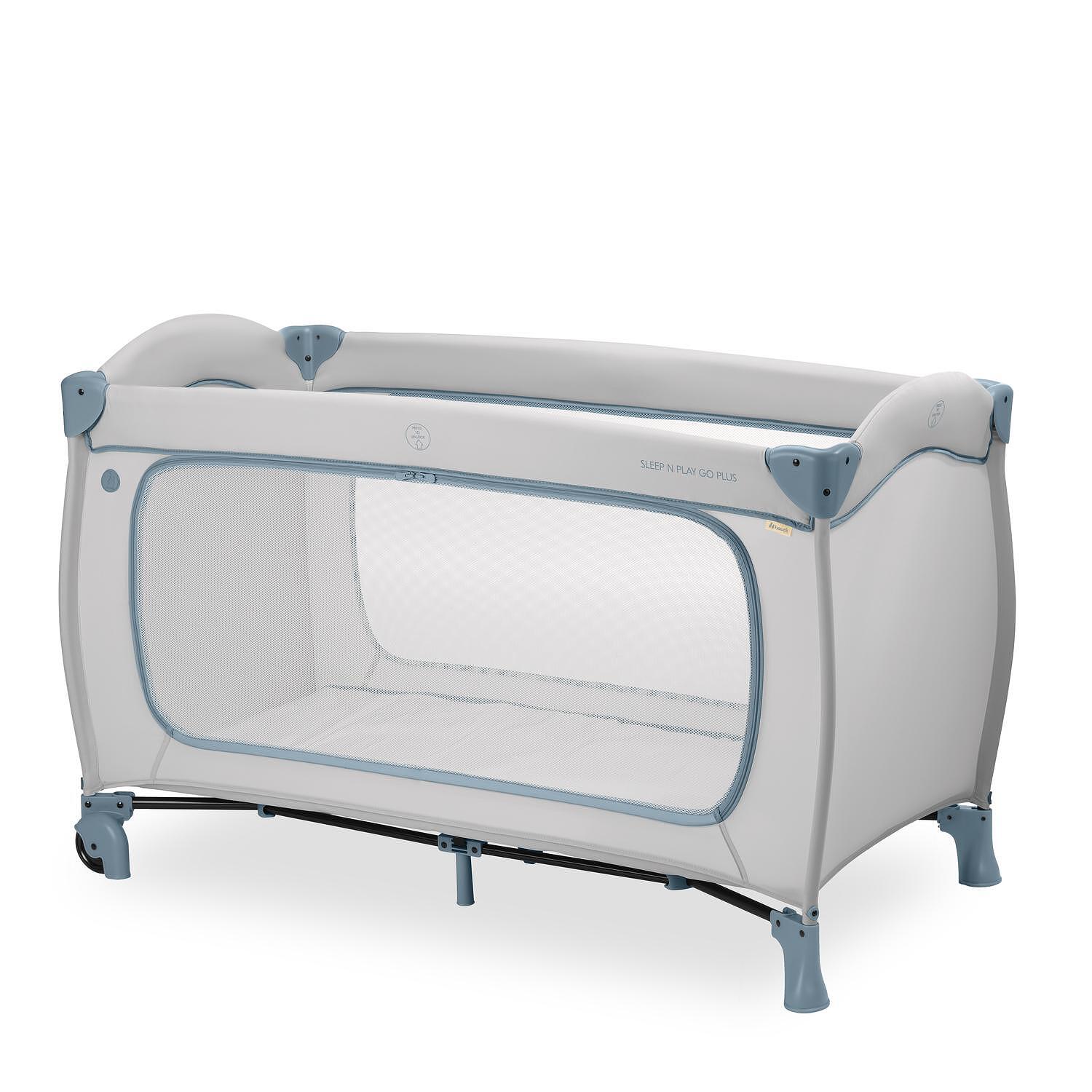 Бебешка Кошара Sleep N Play Go Plus Dusty Blue Hauck