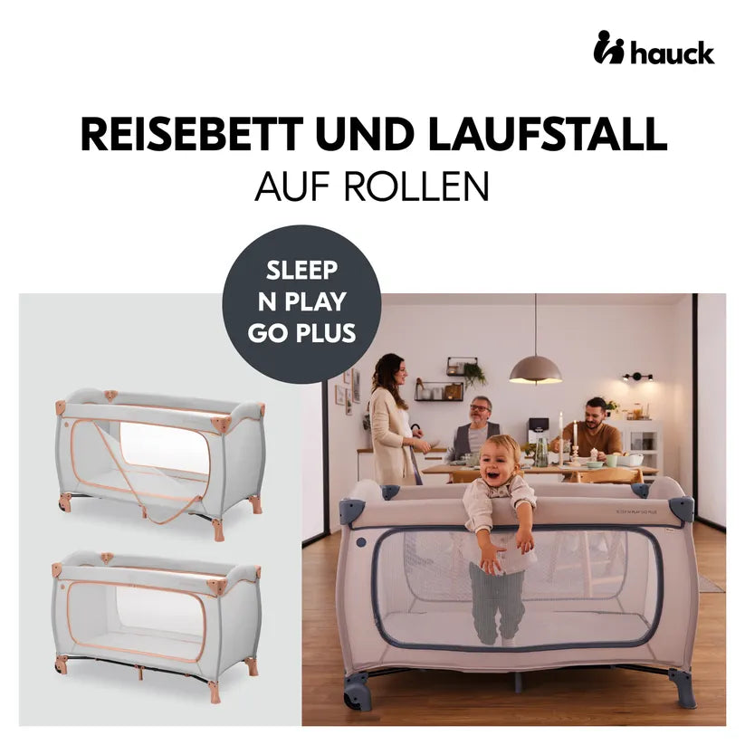 Бебешка Кошара Sleep N Play Go Plus Dusty Cork Hauck