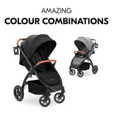 Бебешка Лятна Количка Uptown Black Melange Black Hauck