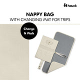 Чанта За Пелени С Подложка Change N Walk Beige Hauck