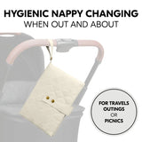 Чанта За Пелени С Подложка Change N Walk Beige Hauck