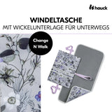 Чанта За Пелени С Подложка Change N Walk Floral Grey Hauck