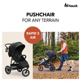 Детска Количка Триколка Rapid 3 Air Black Hauck