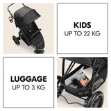 Детска Количка Триколка Rapid 3 Air Black Hauck